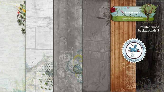 Painted Wood Backgrounds 3