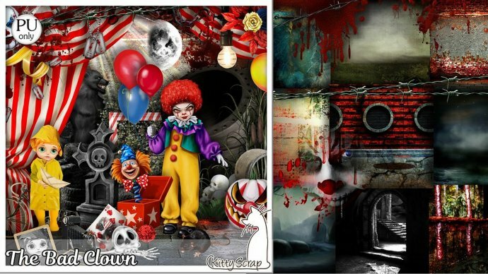 kit the bad clown by kittyscrap